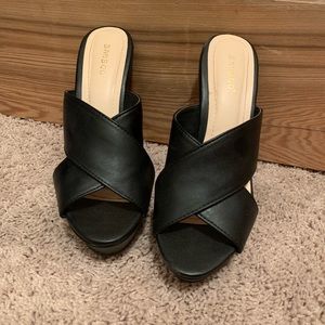 Black Bamboo wedges